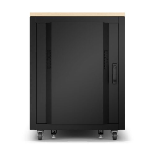 APC NetShelter Soundproof Server Rack 17U 230V 1000H x 750W x 1134D mm Maple