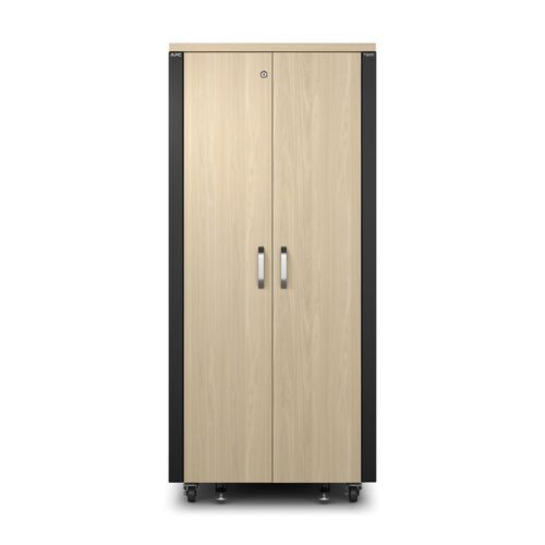 APC NetShelter Soundproof Server Rack 32U 230V 1666H x 750W x 1134D mm Maple