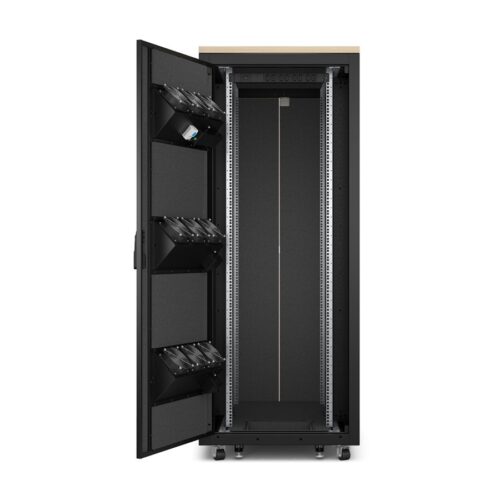 APC NetShelter Soundproof Server Rack 38U 230V 1863H x 750W x 1134D mm Maple