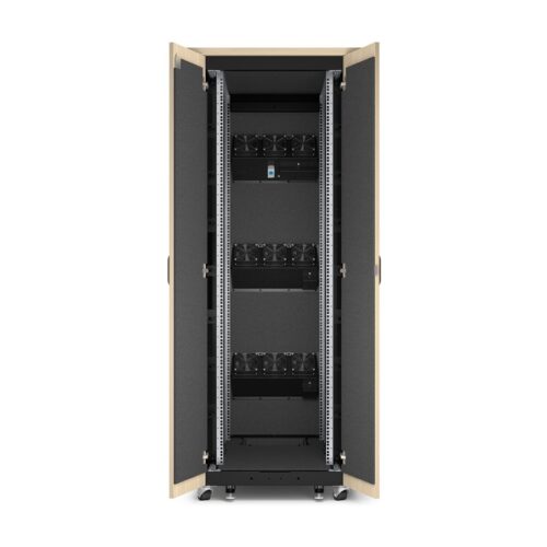 APC NetShelter Soundproof Server Rack 38U 230V 1863H x 750W x 1134D mm Maple