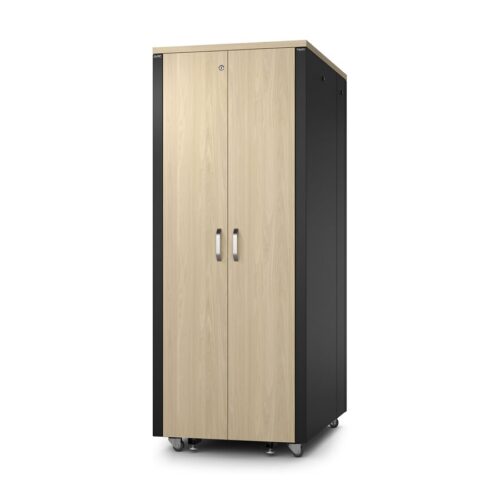 APC NetShelter Soundproof Server Rack 38U 230V 1863H x 750W x 1134D mm Maple