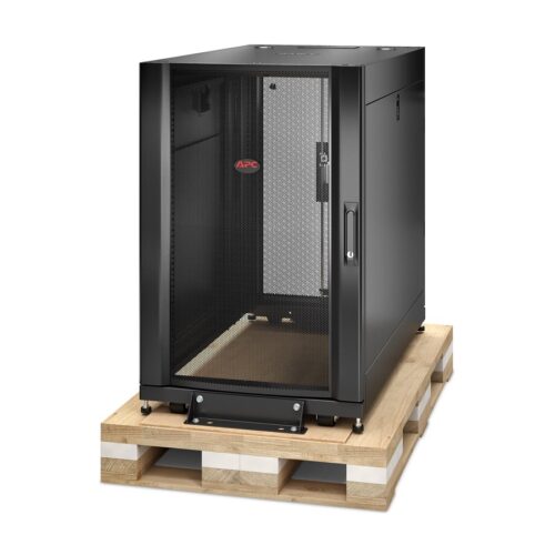 APC NetShelter SX 18U Server Rack Enclosure 600mm x 1070mm w/ Sides Black Shock Packaging
