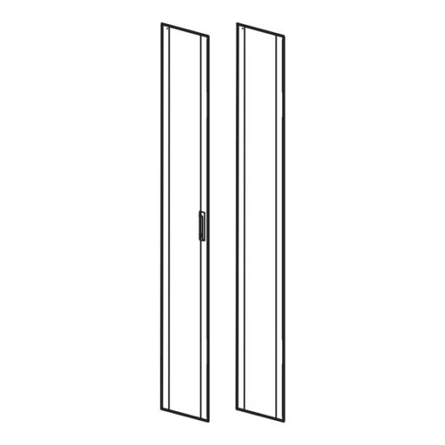 APC NetShelter SX 42U 600mm Wide Perforated Split Doors Grey