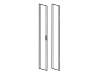 APC NetShelter SX 42U 600mm Wide Perforated Split Doors Grey