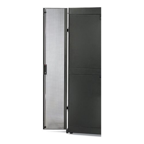 APC NetShelter SX 45U 600mm Wide Perforated Split Doors Black