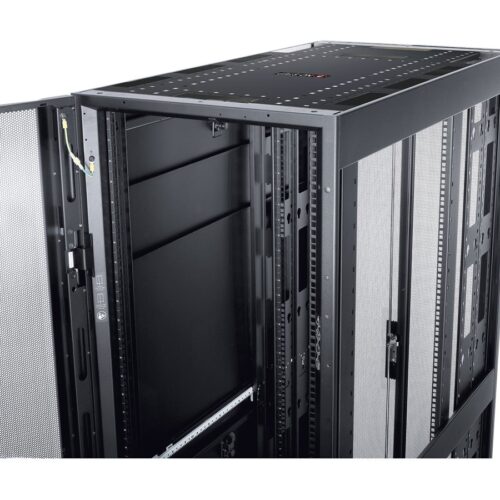 APC NetShelter SX 48U/600mm/1200mm Enclosure with Roof and Sides Black