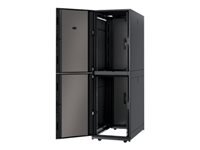APC NetShelter SX Colocation 2 x 20U 600mm Wide x 1070mm Deep Enclosure with Sides Black