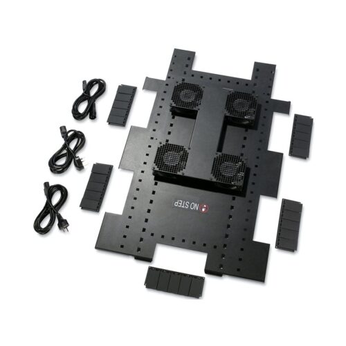 APC PLATINE DE VENTILATION POUR TOIT NOIRE POUR ARMOIRE NETSHELTER 600 MM