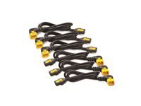 APC Power Cord Kit 6 ea Locking, C13 to C14 90 Degree 1.2m