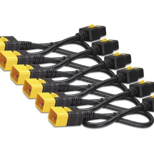 APC Power Cord Kit 6 ea Locking C19 to C20 0.6m 2ft Blue