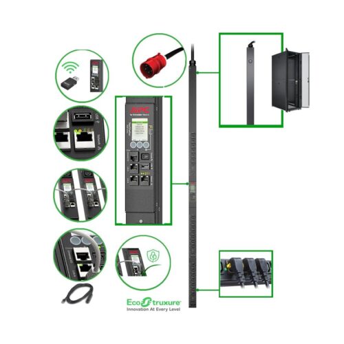 APC Rack PDU 9000 Switched ZeroU 11.0kW 230V 21 C13 & 3 C19
