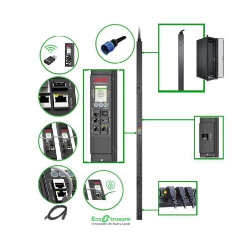 APC Rack PDU 9000 Switched ZeroU 32A 230V 21 C13 3 C19