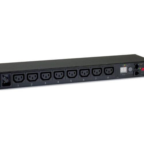 APC Rack PDU Metered 1U 16A 230V 8C13 Input Connections IEC-320 C20