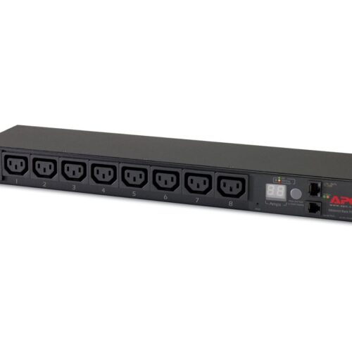 APC Rack PDU Metered 1U 16A 230V 8C13 Input Connections IEC-320 C20