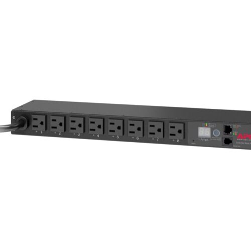 APC Rack PDU Switched 1U 15A 100/120V 8 5-15