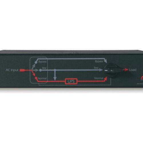 APC Service Bypass Panel – 200/208/240V 30A BBM L6-30P inputc 2 L6-30R 2 L6-20R output