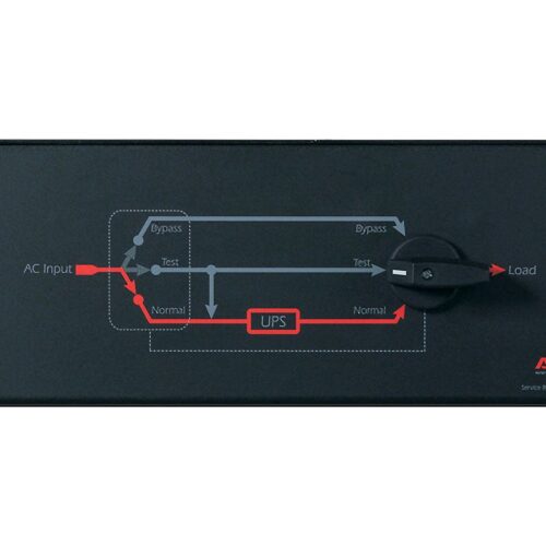 APC ServiceBypassPanel 200/208/240V 100A MBB Hardwire i/o