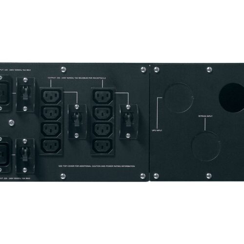 APC ServiceBypassPanel SU RT7500 10000VA Black 4U Rack/Tower Convertible