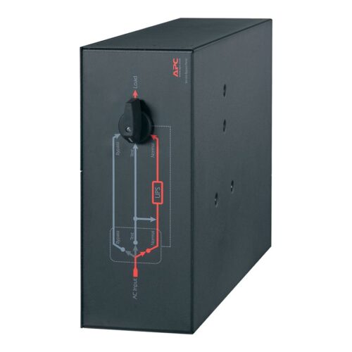 APC ServiceBypassPanel SU RT7500 10000VA Black 4U Rack/Tower Convertible