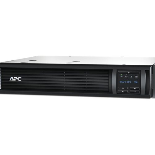 APC Smart-UPS 750VA LCD 230V RM 2U SmartSlot USB 5min Runtime 500W with SmartConnect