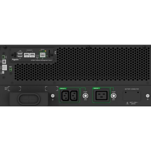APC Smart-UPS On-Line-G 5kVA 5kW Tower 230V 2x IEC C13+1x IEC C19+Hard wire 3-wire H+N+E outlets Network Card wo rail kit