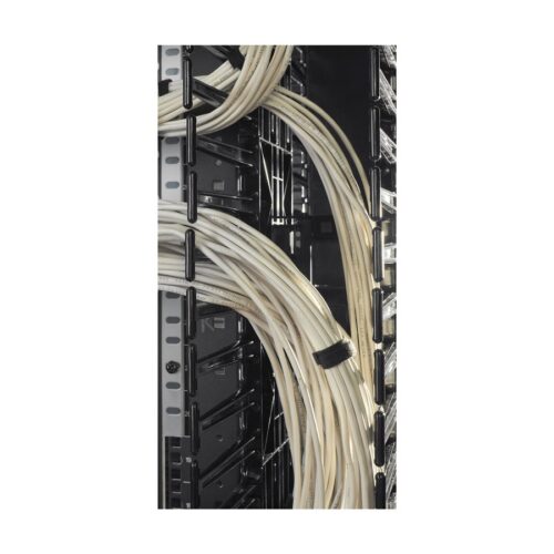 APC ValueLine Vertical Cable Manag 2 and 4 Post Racks 84p H X 12inch W Double-Sided with Doors