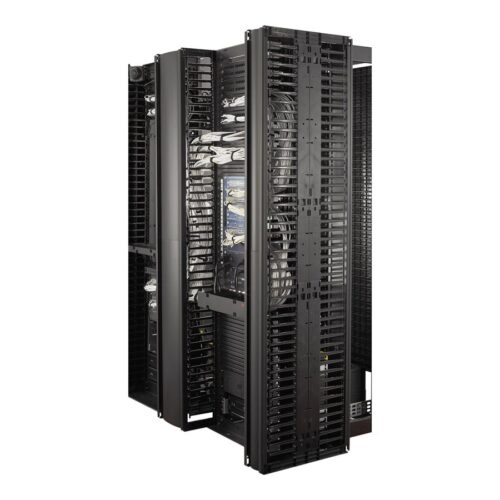 APC ValueLine Vertical Cable Manag 2 and 4 Post Racks 84p H X 12inch W Double-Sided with Doors