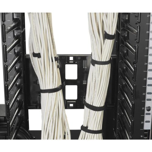 APC ValueLine Vertical Cable Manag 2 and 4 Post Racks 84p H X 12inch W Double-Sided with Doors