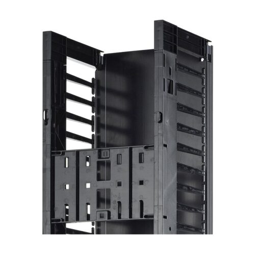 APC ValueLine Vertical Cable Manag 2 and 4 Post Racks 84p H X 12inch W Double-Sided with Doors