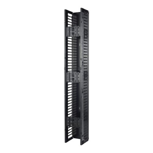 APC ValueLine Vertical Cable Manag 2 and 4 Post Racks 96p H X 12inch W Single-Sided with Door