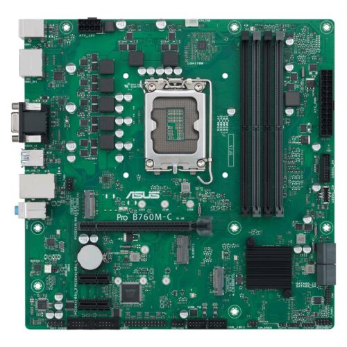 ASUS B760M-C-CSM LGA1700 4DDR5 microATX 4xSATA 2xDP 1.4 HDMI 2.1 D-Sub MB