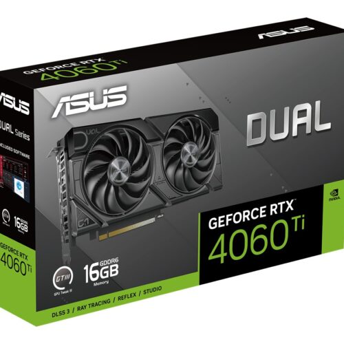 ASUS Dual GeForce RTX 4060 Ti EVO 16Go GDDR6 PCIe 4.0 DLSS 3 HDMI 2.1a DisplayPort 1.4a
