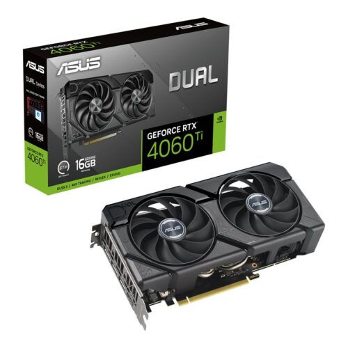 ASUS Dual GeForce RTX 4060 Ti EVO 16Go GDDR6 PCIe 4.0 DLSS 3 HDMI 2.1a DisplayPort 1.4a