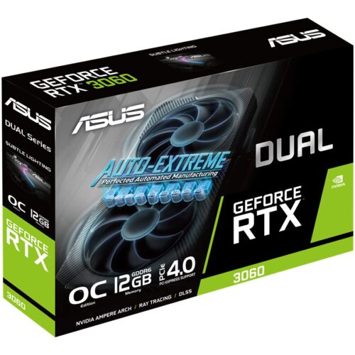 ASUS DUAL RTX3060 OC 12Go GDDR6 PCIe 4.0 HDMI 2.1 3xDP 1.4a V2