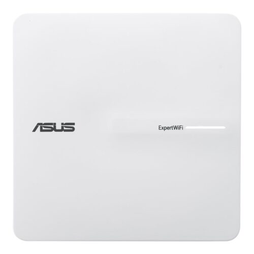 ASUS ExpertWiFi EBA63 AX3000 Point daccès WiFi 6 Bi-bande – PoE supporte jusquà 5 SSID et VLAN réseau auto-défini compatible Aimesh