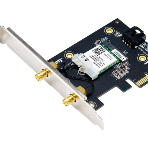 ASUS PCE-AX1800 Dual-Band WiFi 6 802.11ax Bluetooth 5.2 PCIe Adapter