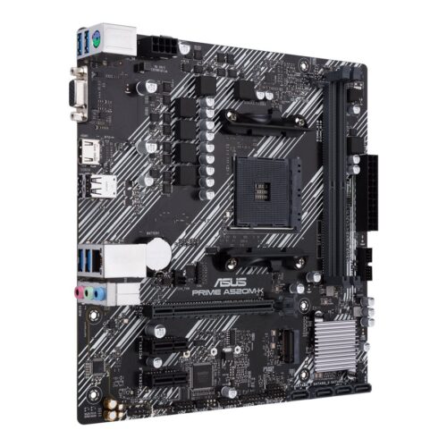 ASUS PRIME A520M-K AMD Socket AM4 for 3rd Gen AMD Ryzen mATX Form Factor DDR4