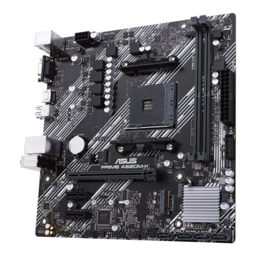 ASUS PRIME A520M-K AMD Socket AM4 for 3rd Gen AMD Ryzen mATX Form Factor DDR4