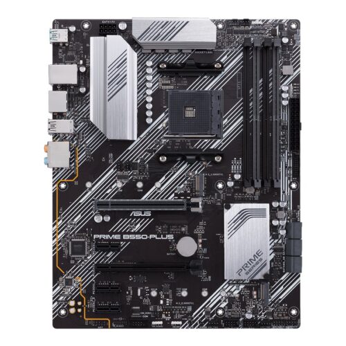 ASUS PRIME B550-PLUS AMD AM4 Socket ATX DDR4 3rd Gen AMD Ryzen Dual M.2 PCIe 4.0 1 Gb Ethernet USB 3.2 Gen 2 Type-A and Type-C