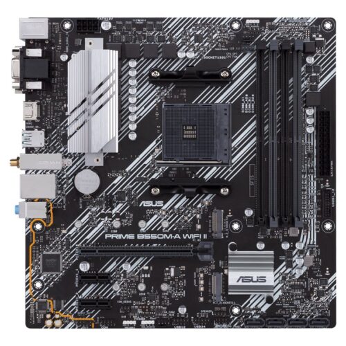 ASUS PRIME B550M-A WIFI II AM4 mATX MB 4xDDR4 2xM.2 4XSATA