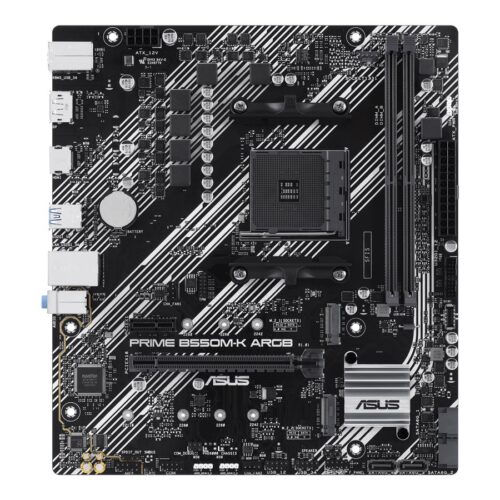 ASUS PRIME B550M-K ARGB AM4 2DDR4 microATX 4xSATA MB 1xHDMI 2.1 1xDP 1.4 2xM.2