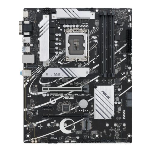 ASUS PRIME B760-PLUS D4 LGA 1700 4DDR4 ATX 4xSATA MB 1xHDMI 2.1 1xDP 1.4 1xD-Sub 3xM.2