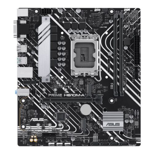 ASUS PRIME H610M-A-CSM LGA1700 2DDR5 microATX 4xSATA MB 1xHDMI 1xDP 1xD-Sub 2xM.2