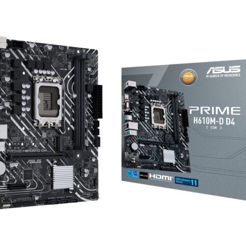 ASUS PRIME H610M-D D4 LGA1700 DDR4 mATX MB