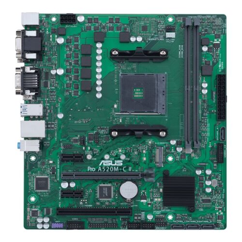 ASUS PRO A520M-C II/CSM AM4 2xDDR4 4xSATA 1xM.2 1xDsub 1xDVI 1xHDMI 1xDP MB