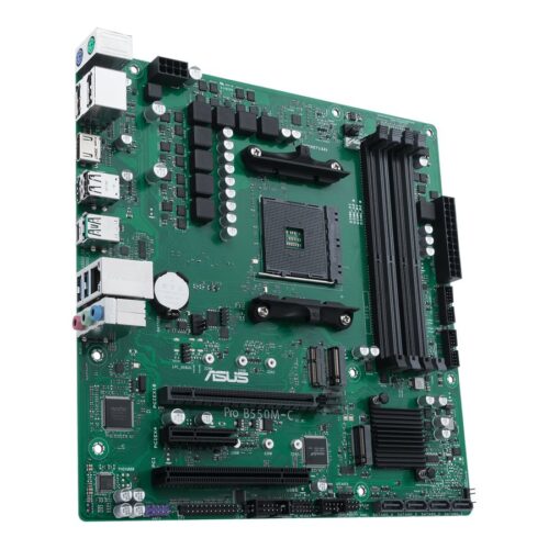 ASUS PRO B550M-C/CSM AMD B550 Socket AM4 ErP Ready 4DDR4 Dual channel microATX MB