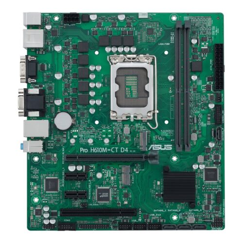 ASUS PRO H610M-CT D4-CSM LGA1700 2DDR4 microATX 4x SATA MB 1xHDMI 1xDP 1xD-Sub 1xM.2