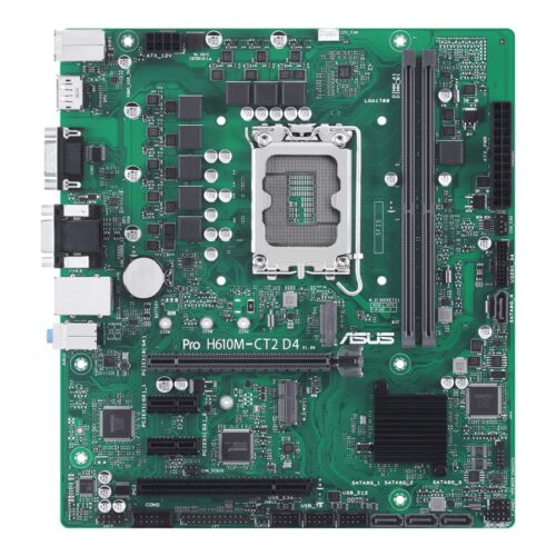 ASUS PRO H610M-CT2 D4-CSM LGA1700 2DDR4 microATX 4xSATA MB 1xD-Sub 1xM.2 1xPCIe 4.0