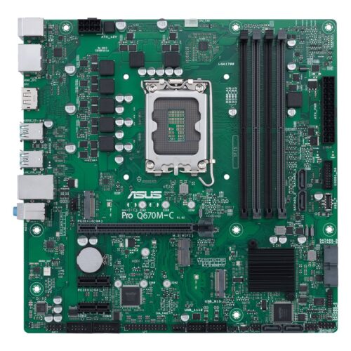 ASUS PRO Q670M-C-CSM LGA1700 4xDDR5 microATX 6xSATA MB 2xM.2 1xHDMI 2xDP