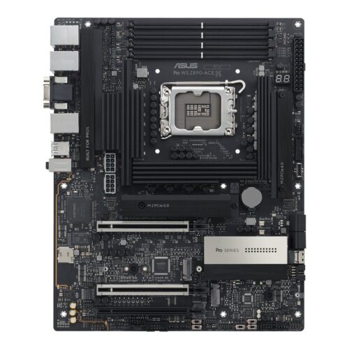 ASUS PRO WS Z890-ACE SE LGA1851 ATX MB DDR5 Thunderbolt 4 Type-C ports 4xM.2